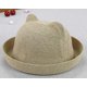 thumbnail image 4 of Sombrero de paja color café, bonito sombrero para el sol para niñas y niños, sombrero para el sol de playa de verano, 4 of 4