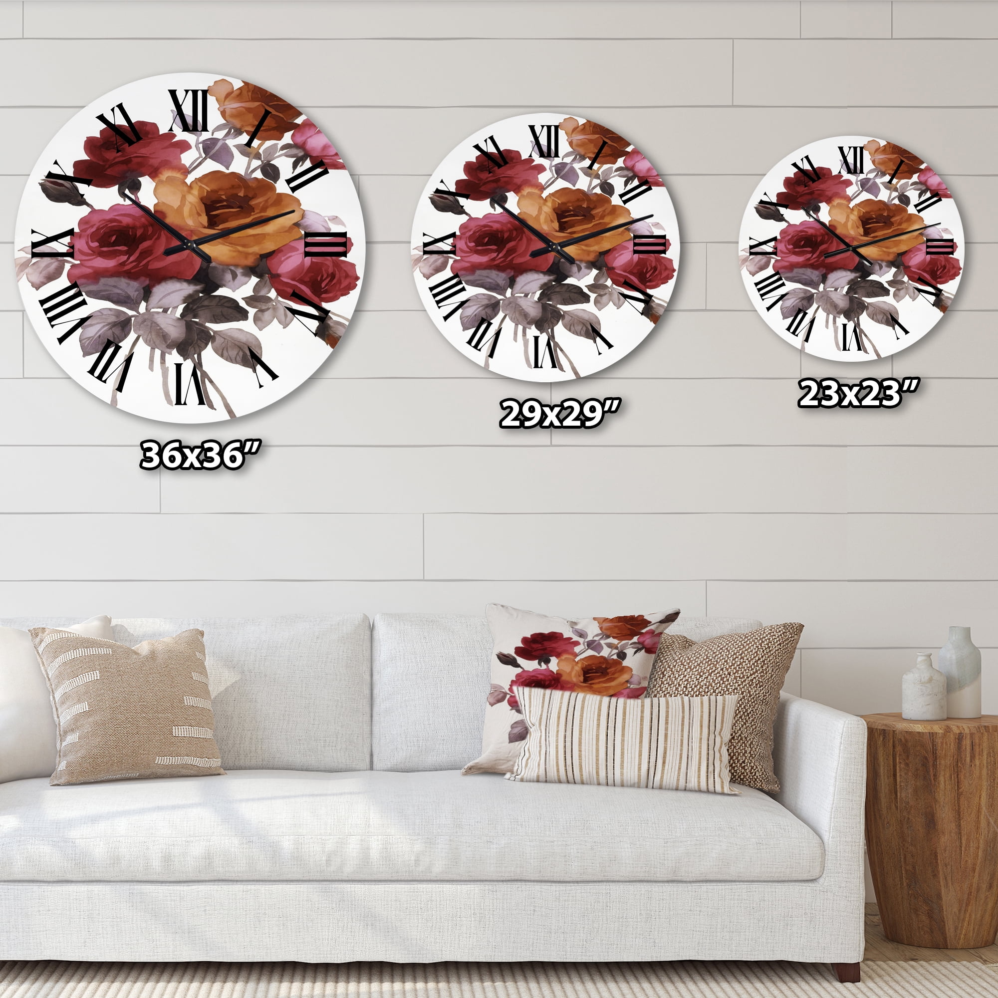 Designart 1 in Traditional Wall Clock
