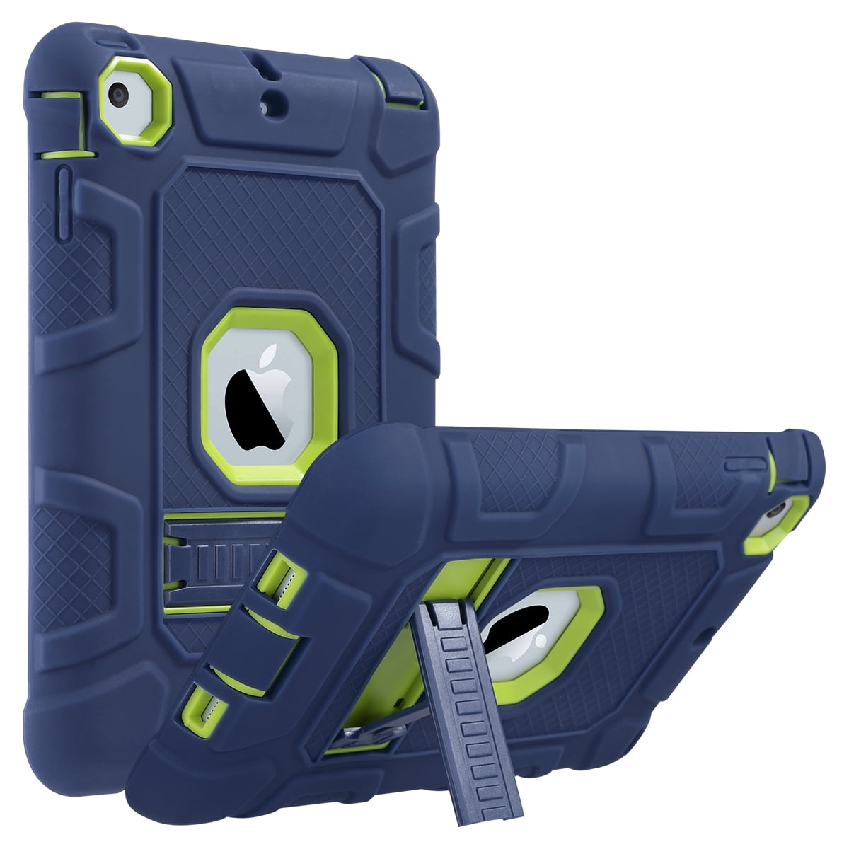 NEW Hybrid Rugged Rubber Matte Hard Case Skin for Apple iPad Mini Blue HOT! 