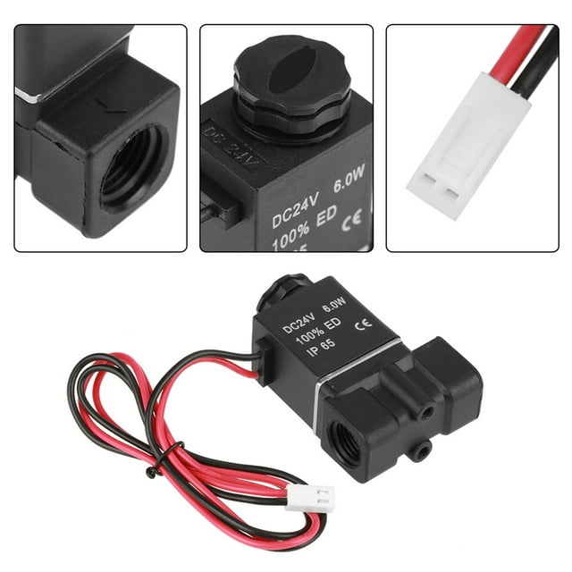 2P025-08 Vanne, Électrovanne Électrique, Rectifieuses DC24V Foreuses pour Raccords Pneumatiques Compresseurs d'Air