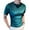 Blue, variant on INCERUN Men's Summer Casual Short Sleeve Pleuche Crew Neck Tee Tops T-shirts