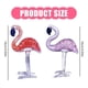 thumbnail image 3 of Decorative Glass Flamingo Figurine Animal Sculpture Ornament for Sophisticated Home Office Tabletop Display or Gifting Rose purple, 3 of 4