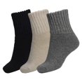 thumbnail image 1 of Calcetines BomKinta de lana cálida para mujer, 3 pares, 1 of 6