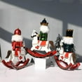 thumbnail image 5 of Wooden Rocking Horse Nutcracker 12-Inch, Nutcracker Figure on Rocking Horse Christmas Decoration, 5 of 6