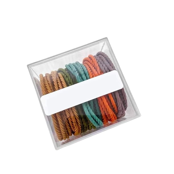Guardurnaity Paquete de 50 bandas elásticas para el cabello para mujer, cola de caballo portátil, estiramiento alto, novia, esposa, bandas para vestir, Type2 NO2 Guardurnaity AP011836-03B
