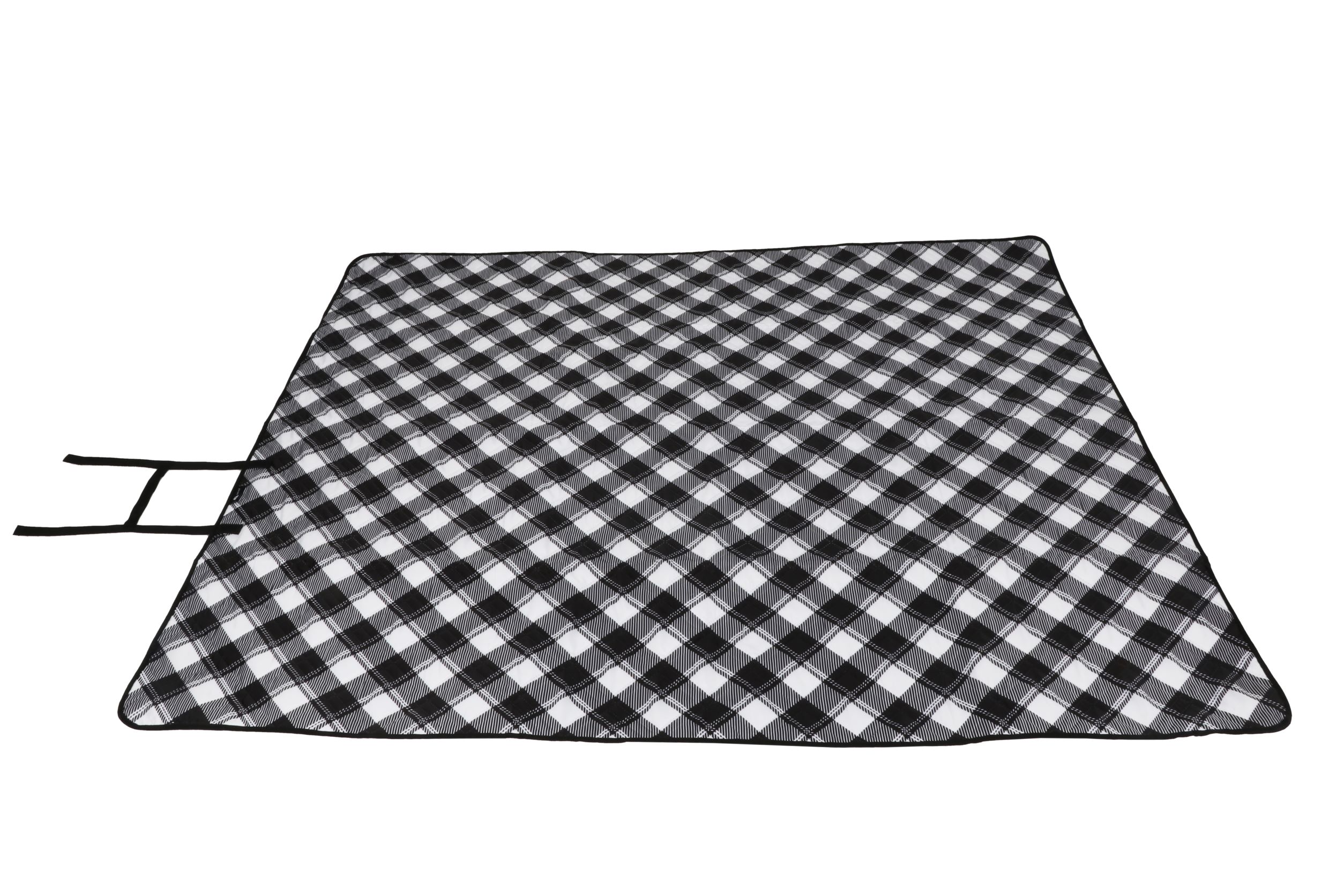 Ozark Trail Blanket and Two Chair Combo, Adult, Black White - image 2 of 14