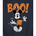 thumbnail image 3 of Disney - Mickey Scared Boo - Men's Crew Fleece Sweatshirt, 3 of 5