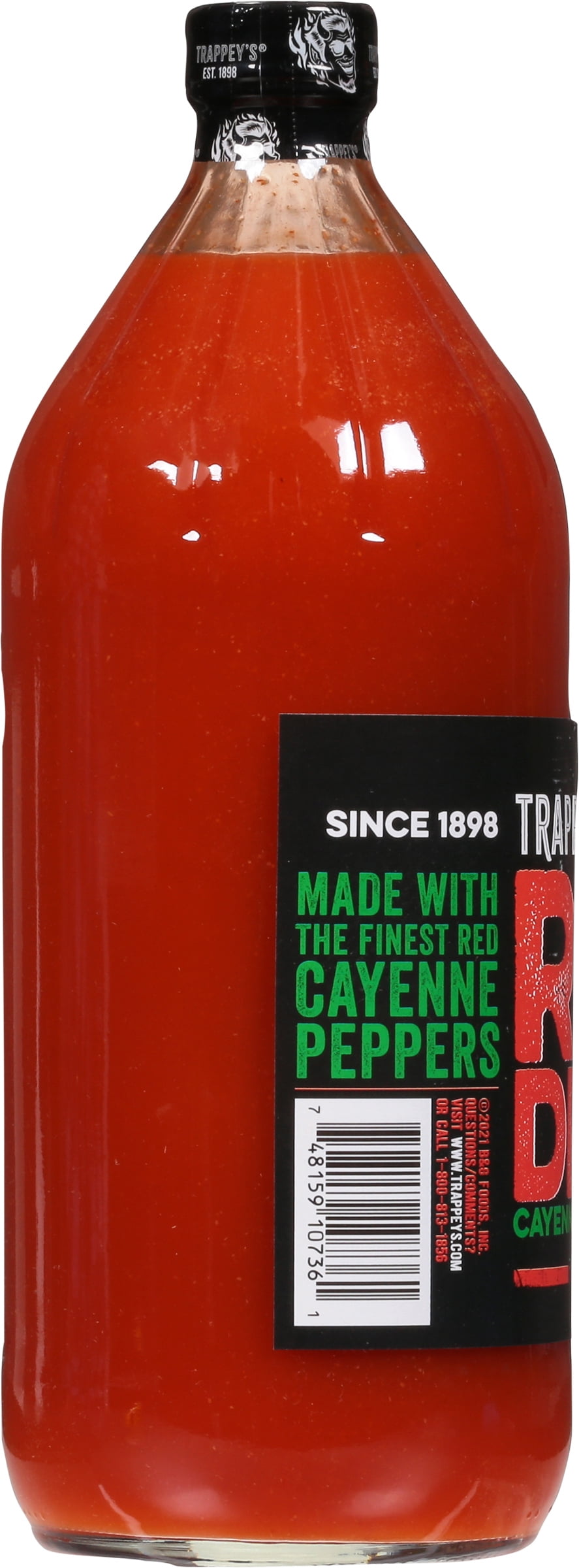 (5 pack) Trappey's Red Devil Cayenne Pepper Hot Sauce, 32 fl oz