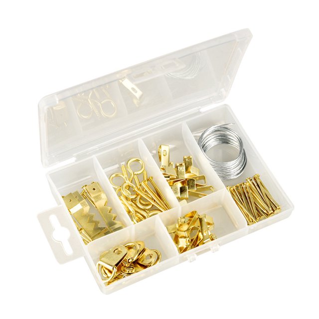 104PCS Varios accesorios de hardware Set Marco de fotos Accesorios Marco de fotos