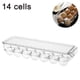 thumbnail image 1 of Autorización：Soporte para huevos con tapa, este recipiente para huevos es un ahorro de espacio imprescindible para su refrigerador: transparente, apilable, sin BPA Adepaton 2035474-2, 1 of 8