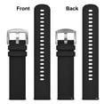 thumbnail image 5 of Silicone Watch Band 21mm Quick Release Rubber Watch Straps for Men Women,Silver Stainless Steel Buckle, 5 of 8