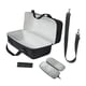 thumbnail image 4 of Bolsa de almacenamiento para altavoz, estuche para altavoz, bolso de hombro para altavoz de viaje, estuche para micrófono, antiarañazos, con asa, Gris interior, 4 of 9