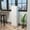 White, variant on Kitchen Pantry 47" H, One Door Cabinet, Four Interior Shelves, Black