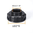 thumbnail image 2 of Tanque Ibc De 1 Pulgada Adaptador De Ajuste De Válvula De Reemplazo De Cubierta De Tanque De Almacenamiento Roscado Vogacara HA039794-03, 2 of 6