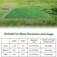 thumbnail image 2 of Tent Footprint, PU 3000 Waterproof Tent Ground Cloth for 2-8 Person Family Camping Ground Sheet Mat with 6 Tent Stakes, 2 of 7