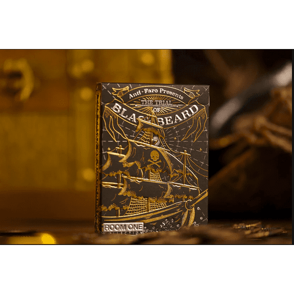 The Trial of Blackbeard Playing Cards OBSIDIAN Standard Edition by Room One