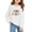 Q192 White, variant on Angala Toddler Girls Sweatshirt Letter Graphic Crew Neck Fall Sports Top School Daily Wear Girls Loose Fit Clothes