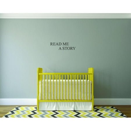 Decal Wall Sticker Read Me Story Bedroom Quote Kids Teen