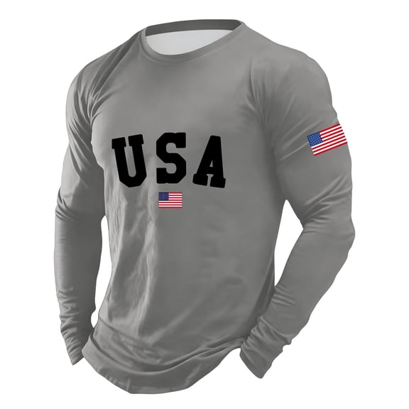 Krdevn Men's Long Sleeve Round Neck T Shirt for Holiday Celebrations for Family and Comfortable and Casual Wear,3XL