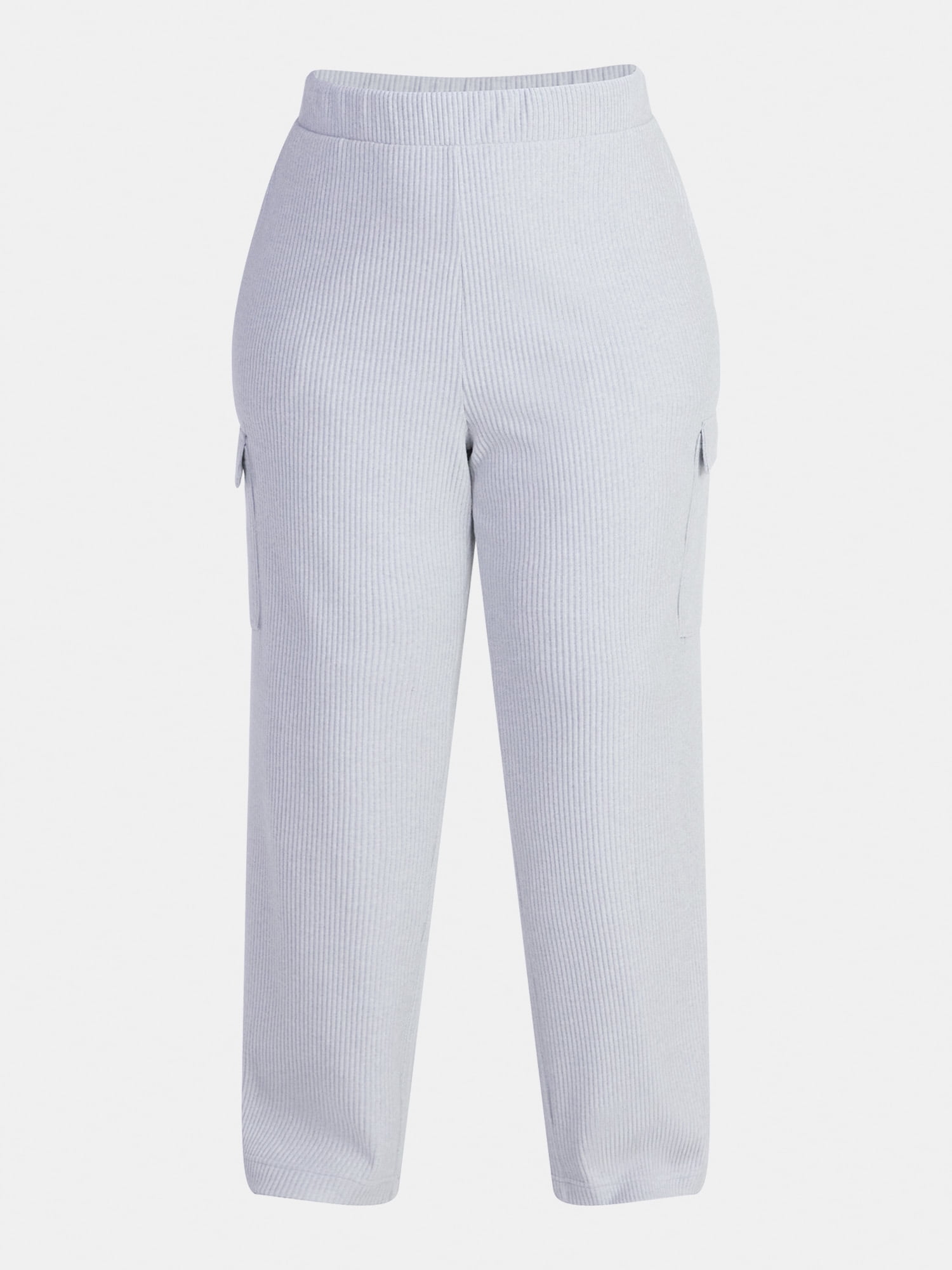 Avia Women’s and Women's Plus Corded Ribbed Seamed Wide-Leg Pants, Sizes XS-4X