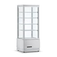 thumbnail image 2 of Danolapsi 3.46 cu.ft. 98L Commercial Refrigerator Glass Door Display Fridge Tall Slim Single Upright Beverage Cooler Countertop Design With LED Light Adjustable Shelves Drink Organizers For Home Store, 2 of 7