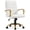White, variant on Yaheetech 360° Swivel PU Leather Office Chair with Gold Frame, White