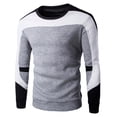 thumbnail image 4 of Chandails à Col Rond pour Hommes, Mode Automne et Hiver, à Coutures, Sport de Plein Air, 4 of 8