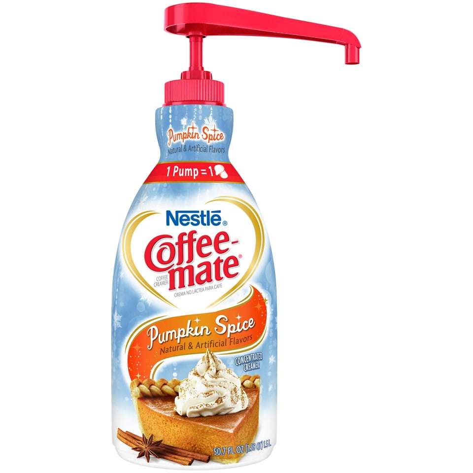 CoffeeMate Pumpkin Spice Liquid Coffee Creamer 50.7 fl. oz. Pump