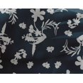 thumbnail image 4 of oneOone Georgette Viscose Teal Blue Fabric Florals Sewing Craft Projects Fabric Prints By Yard 42 Inch Wide, 4 of 4