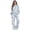 Bunny Floral Pattern, variant on Jiueut Cute Cartoon Dinosaur & Rainbow Pattern Womens 2 Piece Outfits Tracksuit Sweatsuit Set Loose with Stylish Lounge Set Double Sided Cloth Athleisure Set for Autumn, Size X-Large