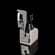 thumbnail image 4 of Sewing Machine Presser Foot Hemming Crimping Accessories Presser Foot Set for Low Sewing Machine Lock (White), 4 of 4