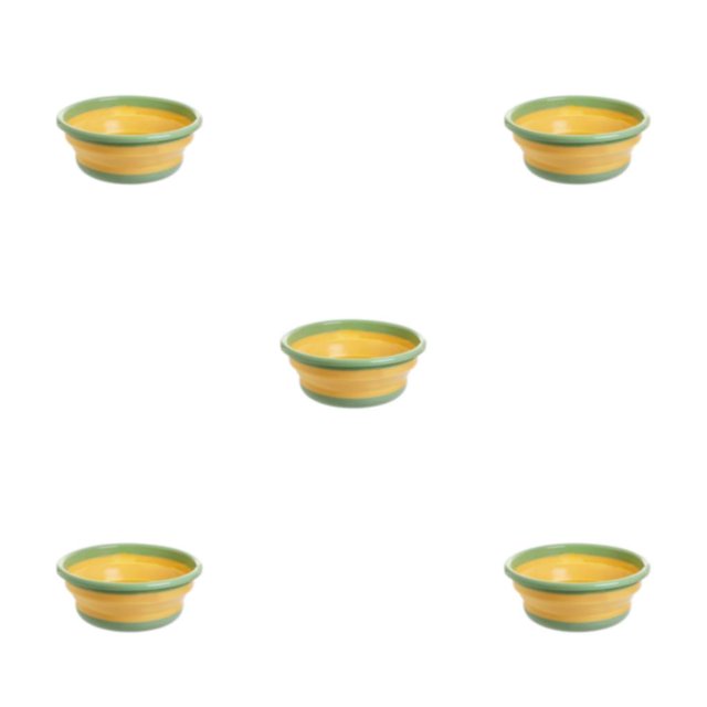 Ounissouiy Lavabo plegable artesanal exquisito, seguro y no tóxico, portátil, para ahorrar espacio, para ahorrar espacio, verde M Type2 NO2