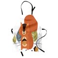 thumbnail image 1 of Squirrel Apron, Scandinavian Style Illustration of a Woodland with Trees Animal Holding an Acorn, Unisex Kitchen Bib with Adjustable Neck for Cooking Gardening, Adult Size, Multicolor, by Ambesonne, 1 of 4