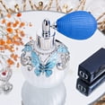 thumbnail image 3 of Botella de perfume YU FENG Glass recargable de 50 ml con atomizador azul, 3 of 6