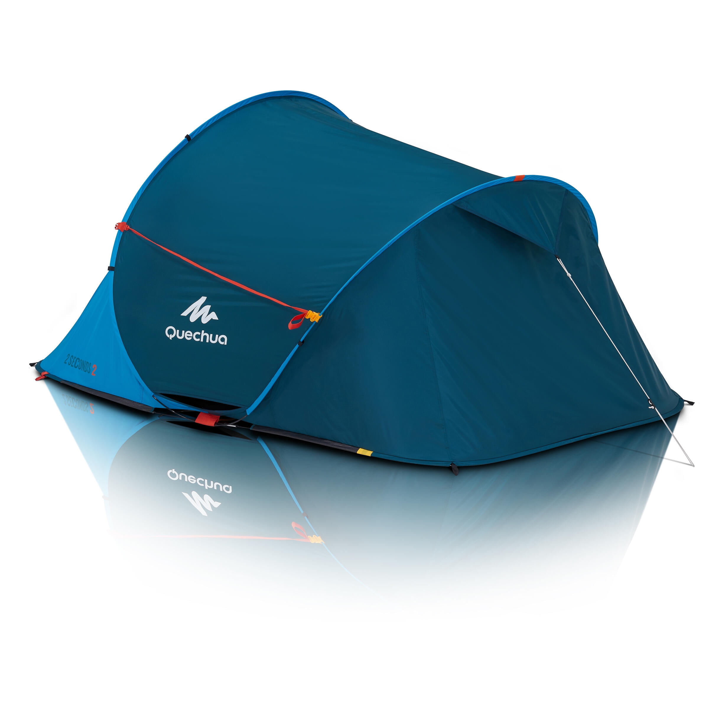 Decathlon Quechua, 3 Person 2 Second Up Camping Tent, Waterproof Wall Technology, Blue - Walmart.com
