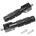 thumbnail image 1 of Reposapiés plegables de aluminio negro VUOZIP M8 para motocicleta, 1 of 8