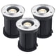thumbnail image 1 of Lampara a Buen Precio BuryLight BuryLight1W 3 pzs 100/240V 80lm 1W LED Apert. 24° 6000°K IP 65 Acabado Aluminio Acero In, 1 of 4
