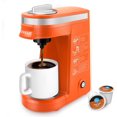 thumbnail image 1 of Single Cup Coffee Maker Single Serve Coffee Machine for Kpod Capsule, Orange, 1 of 8