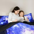 thumbnail image 5 of Manfei 3D Outer Space Comforter Sets, Psychedelic Planet Comforters & Duvets, Starry Sky Reversible Bedding Comforter Set, Super Cozy Bedroom Decor, 2-Piece, 5 of 8