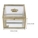 thumbnail image 3 of Caja de vidrio cuadrado Joyero de joyería Caja de baratijas Caja de almacenamiento de la pantalla de recuerdo, 3 of 7