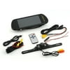 Motor vehicle camera 7 Inch LCD Car Rear View Backup Parking Blue Mirror Monitor + Camera Night Vision Reversing Car-styling Parking Assistance