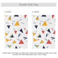 thumbnail image 4 of Yayeee Garden Flag 12" x 18" Double Sided Outdoor Yard Lawn Holiday Decorations, Colorful Triangles, 4 of 6