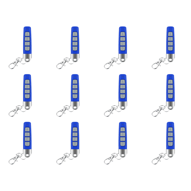 4 copias remotas de 433 MHz llaves de código de clonación Control de puerta de garaje ( ) azul 1 ud.