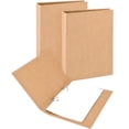 thumbnail image 2 of 12Pcs A5 Refillable Ring Binder,A5 Kraft Paper Binder Tray with 2 Rings to Add Loose Sheets,A5 Kraft Paper Folders, 2 of 8