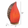 thumbnail image 2 of Eangee Home Design Leaflet Table Lamp, Shade Made Of Cocoa Leaves, 5x7x14 Inches, 2 of 5