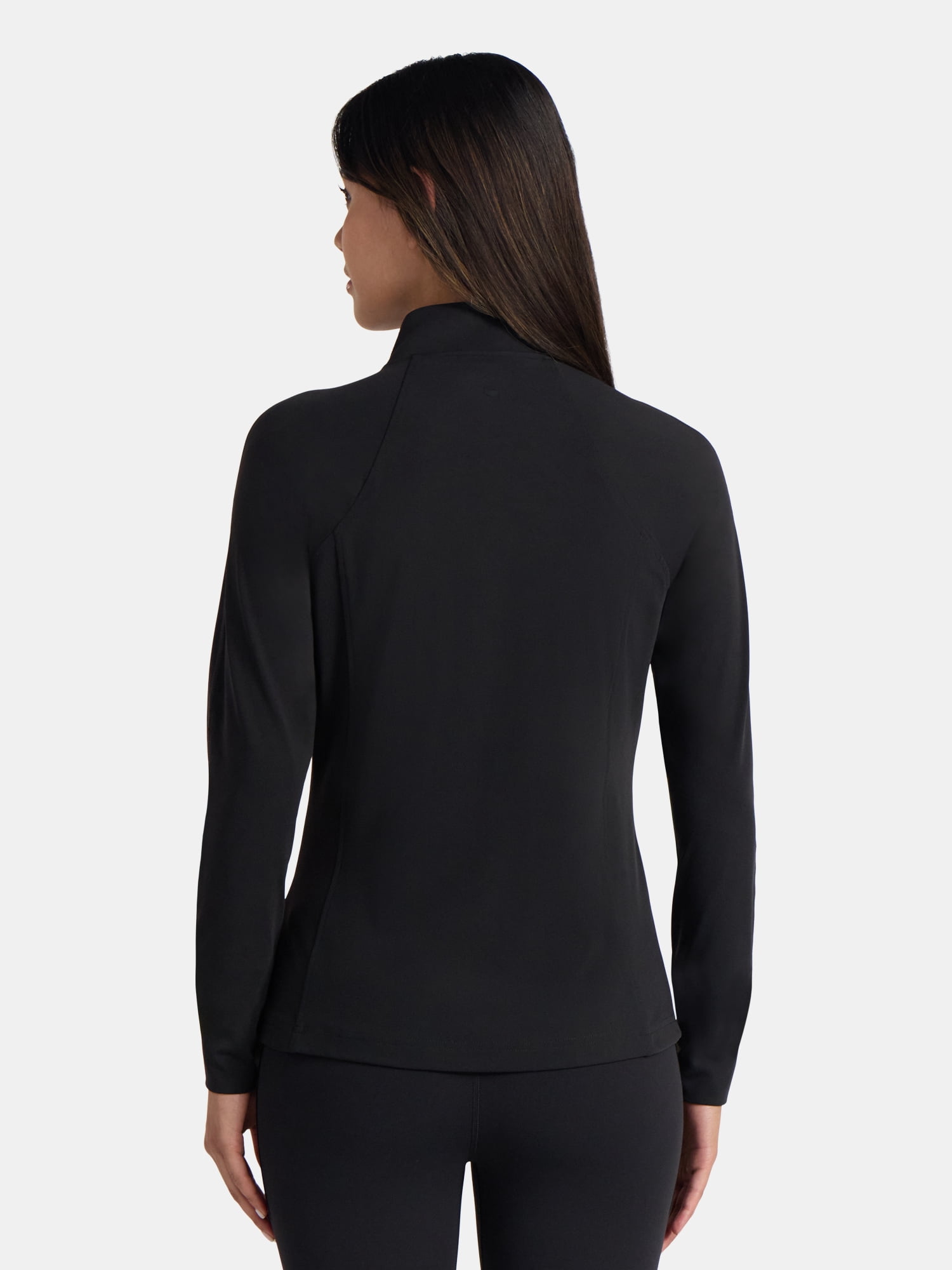 Avia Women's and Women's Plus SoftSculpt Zip Up Active Jacket, Sizes XS-4X
