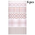 thumbnail image 2 of Craft Tape Plaid Pattern 6 Rolls DIY Colorful 6.56ft Masking Tape Planner Tape, 2 of 10
