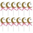 thumbnail image 1 of Cake Topper,12Pcs Cake Insert Golden Moon Star Cake Topper Party Decoration Remarkable Clarity, 1 of 5