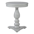 thumbnail image 5 of Powell Stanton Pedestal Accent Side Table, Gray, 5 of 19