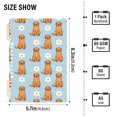 thumbnail image 2 of FORMRS 1-Subject Spiral Notebook 8" x 5" College Ruled 60 Refillable Sheet A5 Hard Cover, 2 Pack, Cartoon Floral Dog Pattern, 2 of 7